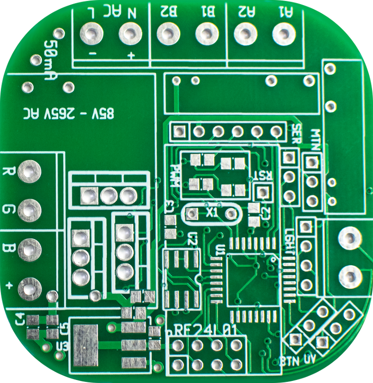 PCB modułu dopuszkowego mysensors - inteligentny dom